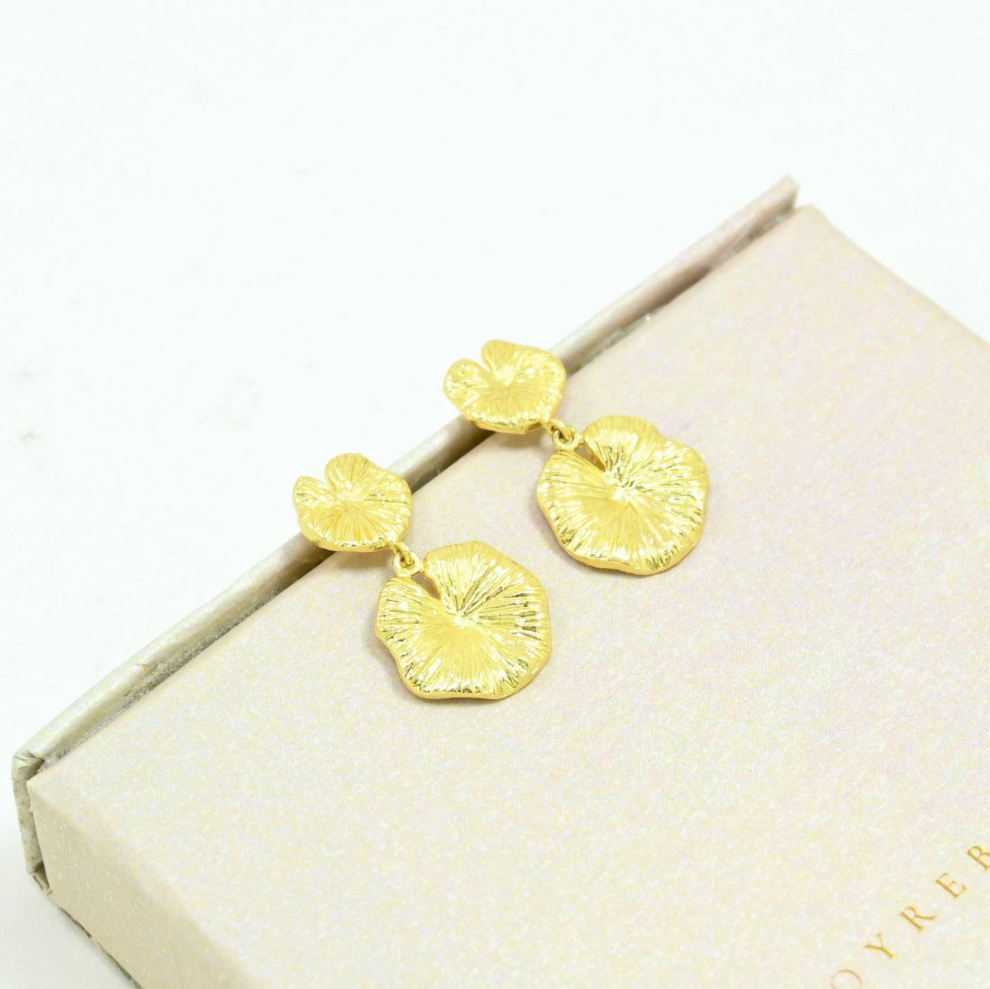 Schmuckoo x Noyre Berlin - Gingko Boho Chic Earring Gold Plated