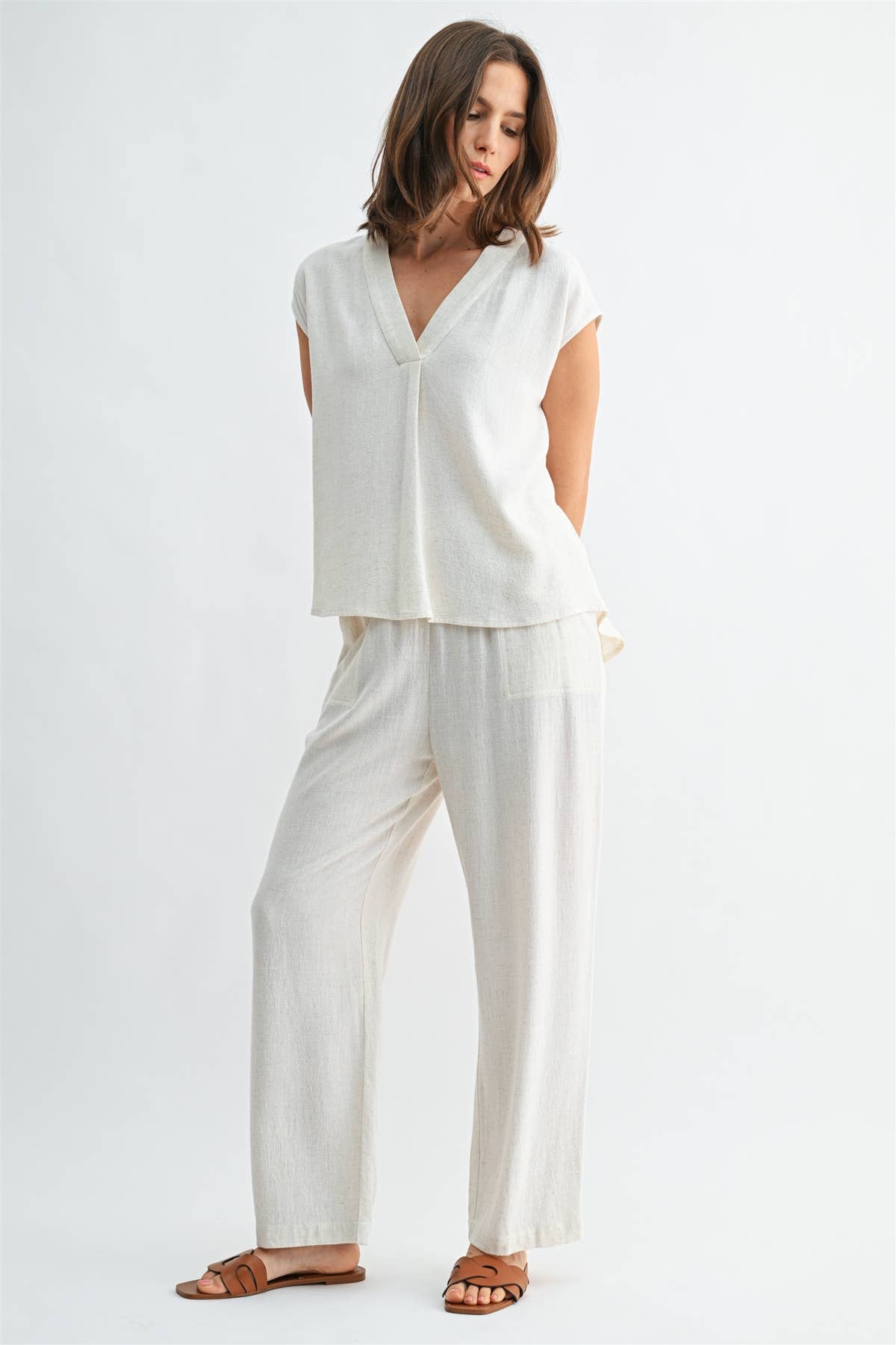 V NECK DOLMAN TOP - Fun2Fun