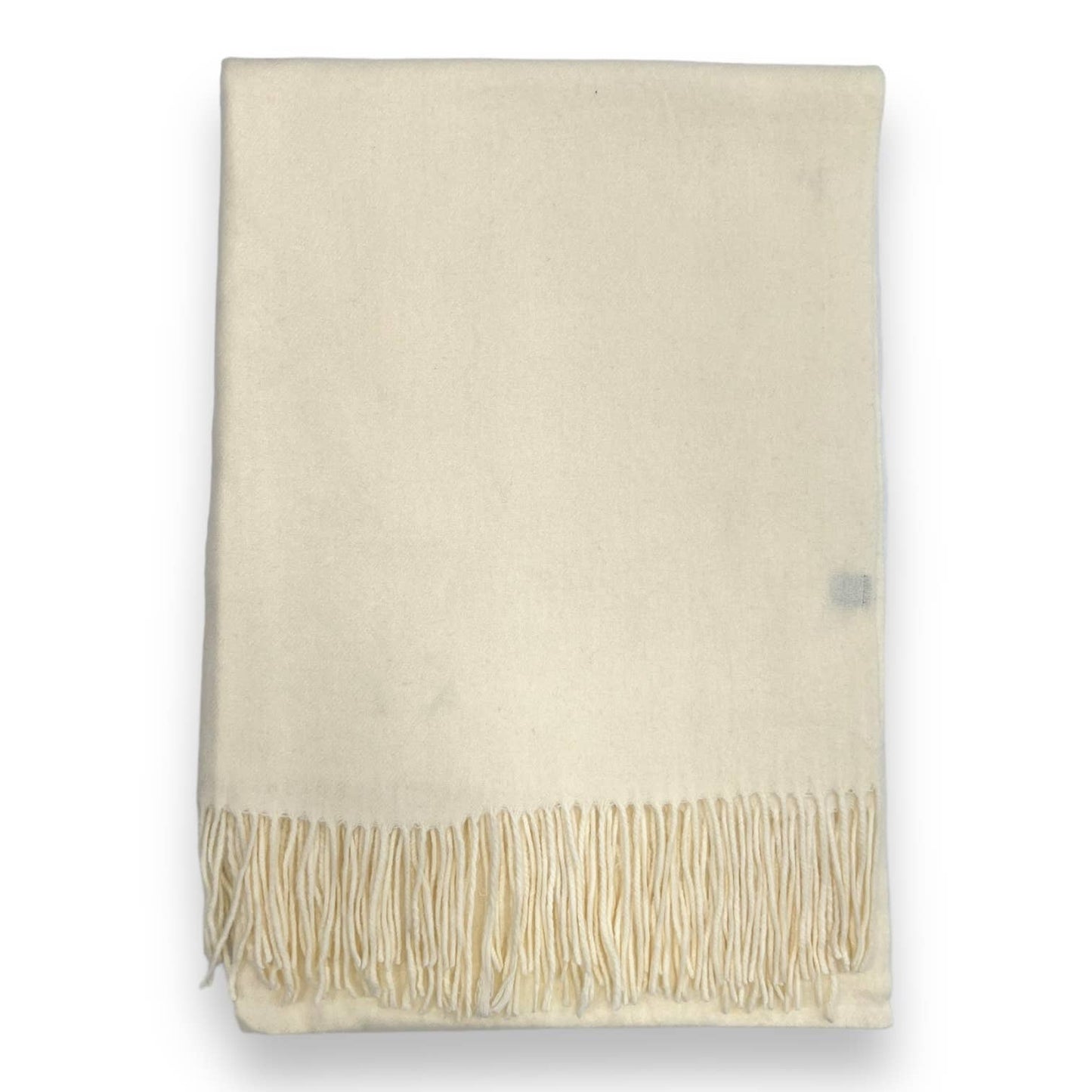 London Scarves - Classic Plain Cashmere Blend with Tassels