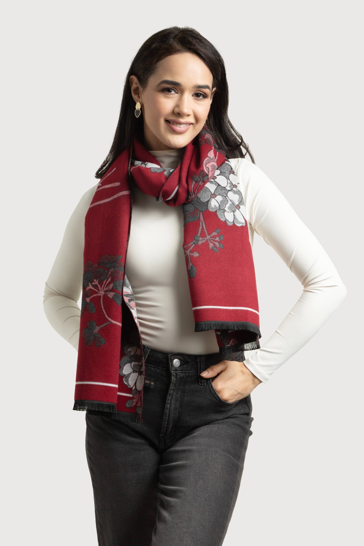 SAACHI - Reversible Denim Scarf