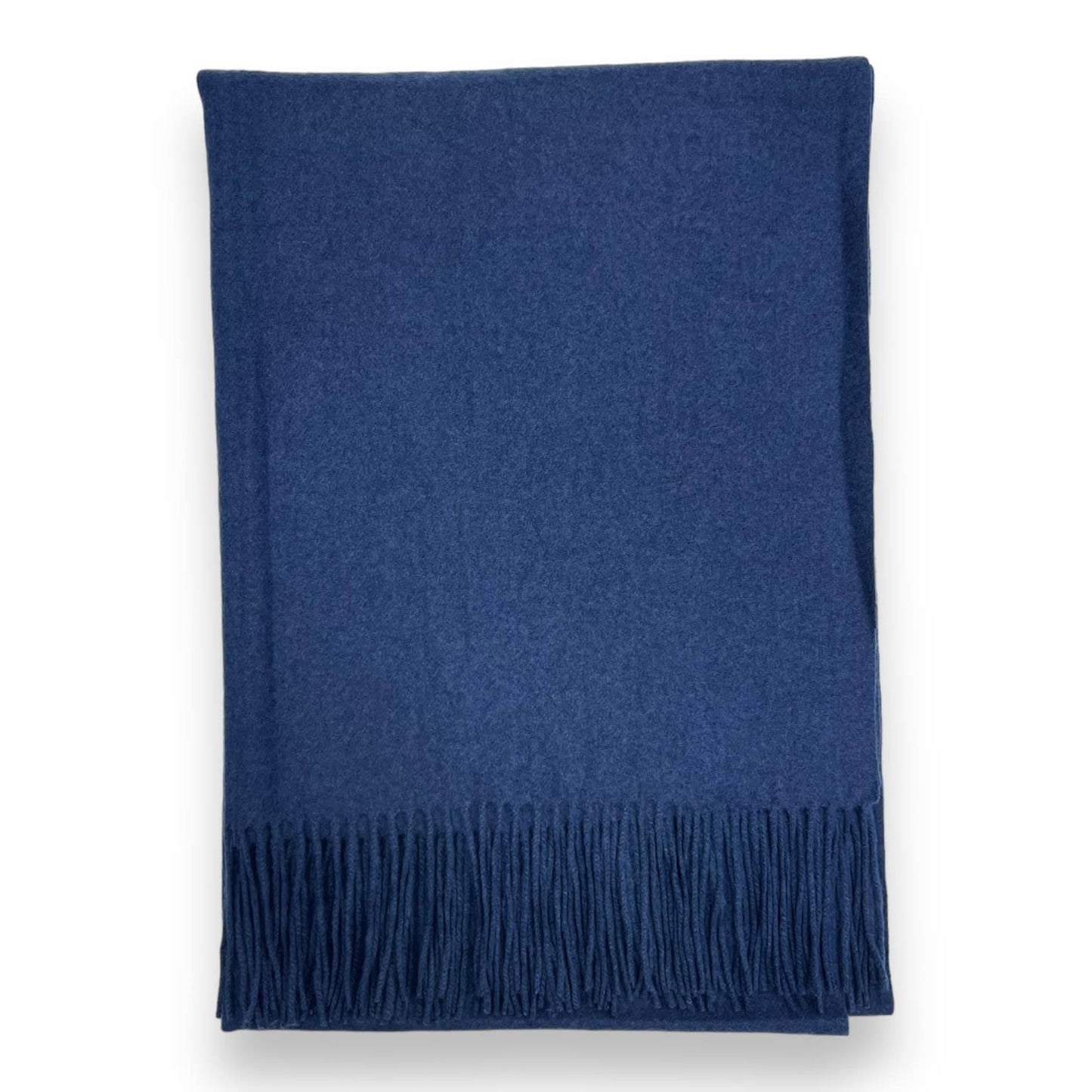 London Scarves - Classic Plain Cashmere Blend with Tassels
