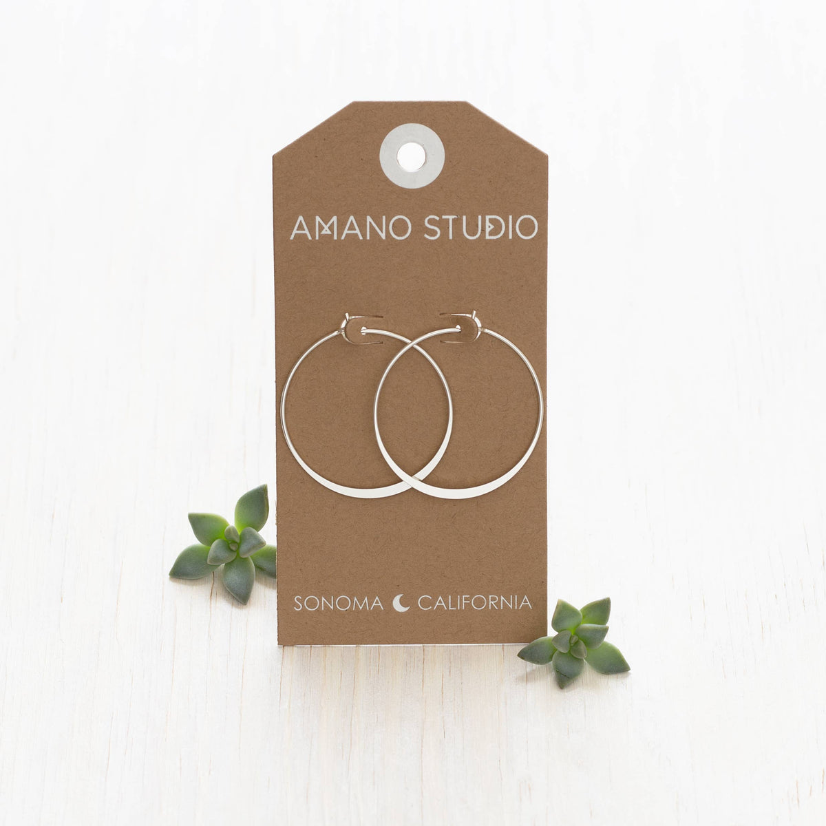1.5" Classic Hoop Earrings - Amano Studio