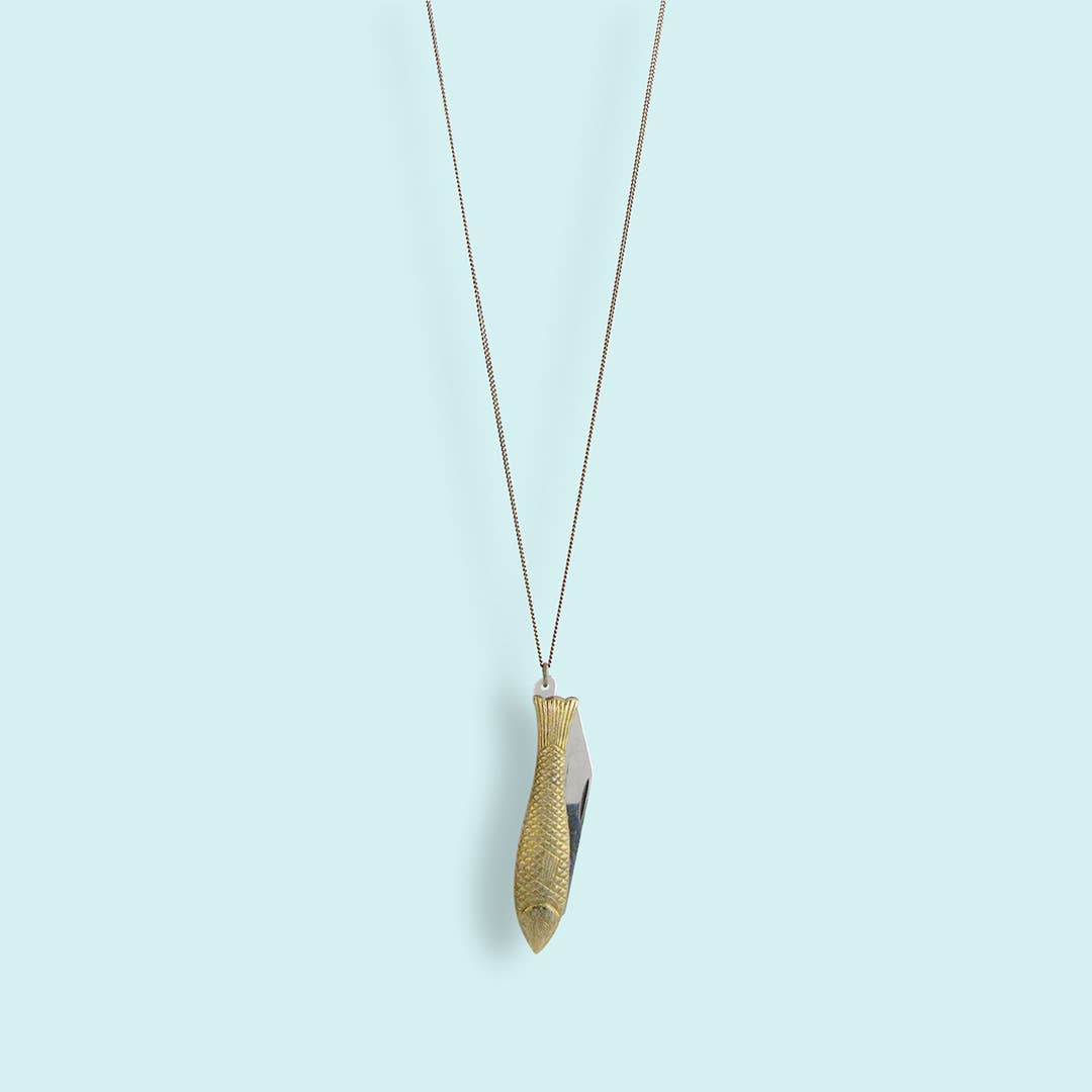 Ornamental Things - Fish Knife Necklace