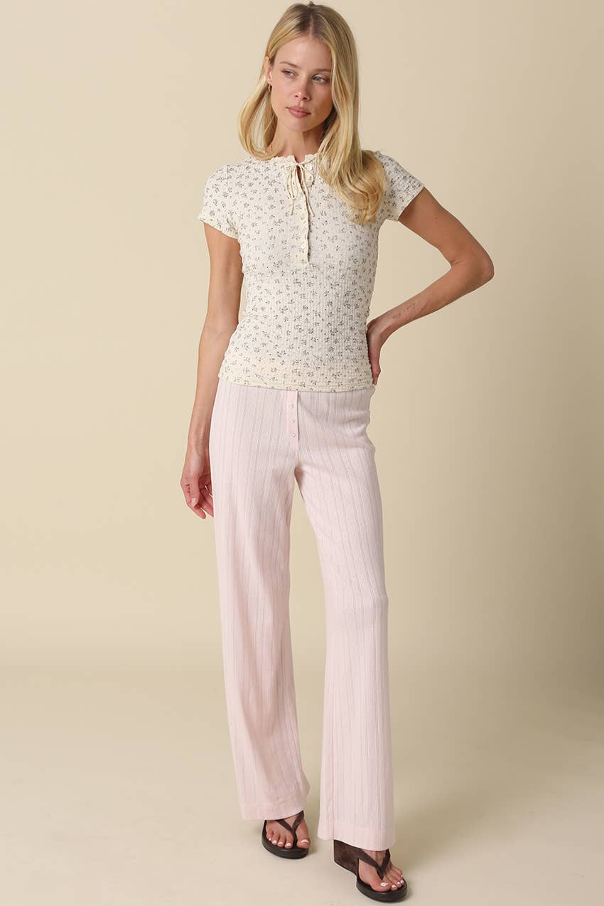 Olivaceous - Baylee Cotton Lounge Pants