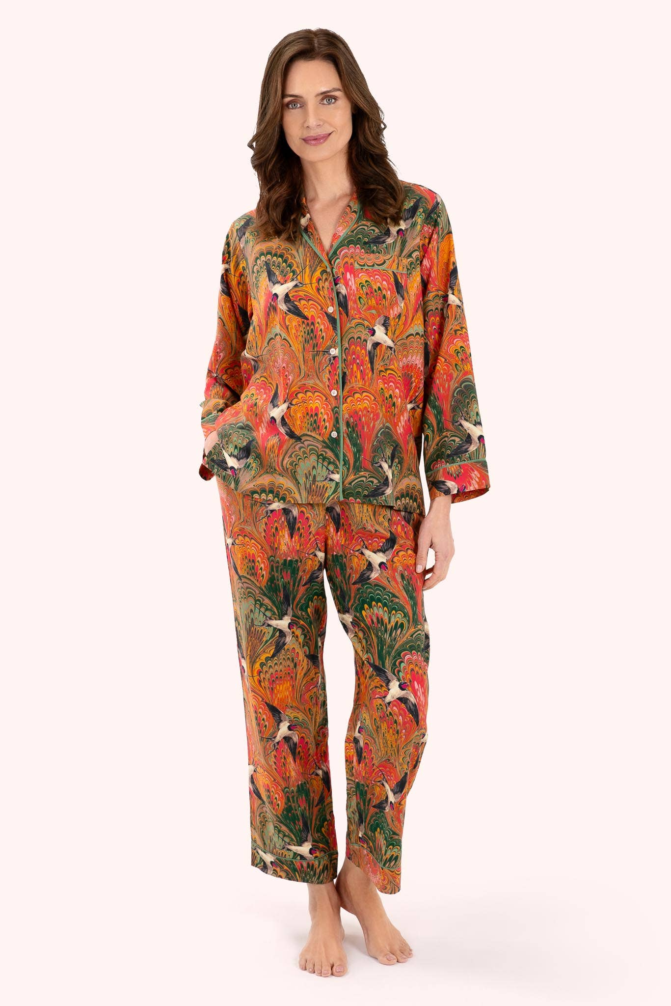 Powder Design inc - US - Supersoft Marbled Swallows Pyjamas - Small