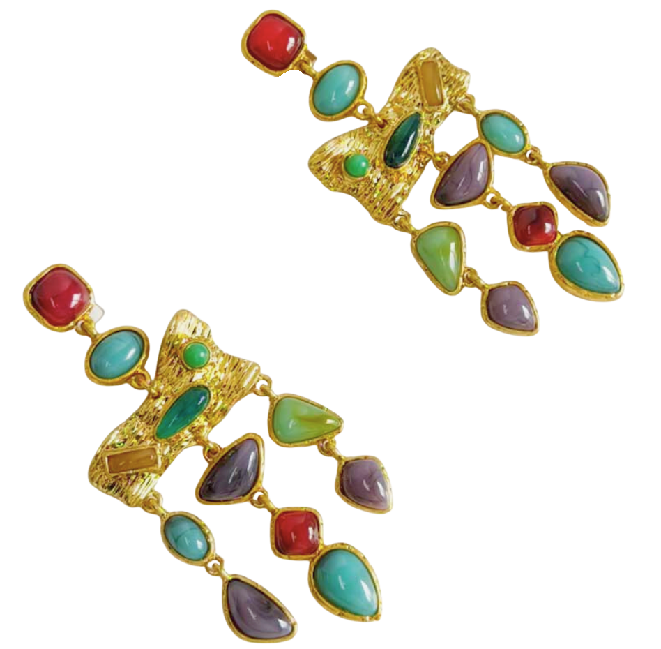 Sienna Drop Earring- 18K gold Drop Dangle Earrings