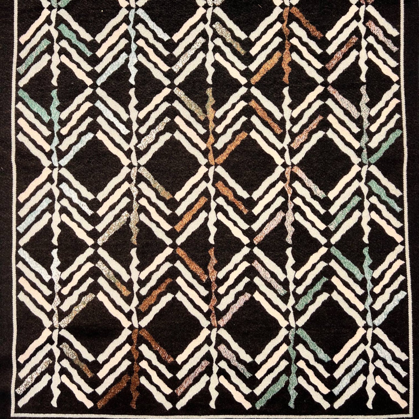 Reversible Arrow Print Fringe Scarf