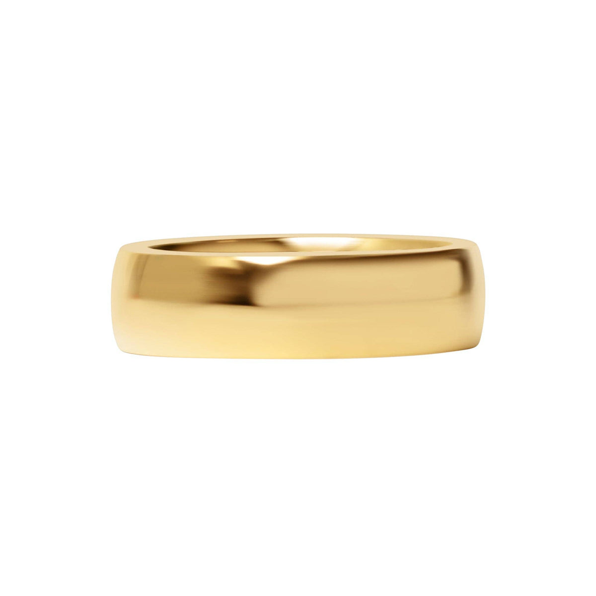 Stainless Steel Blank Gold Ring - WJW