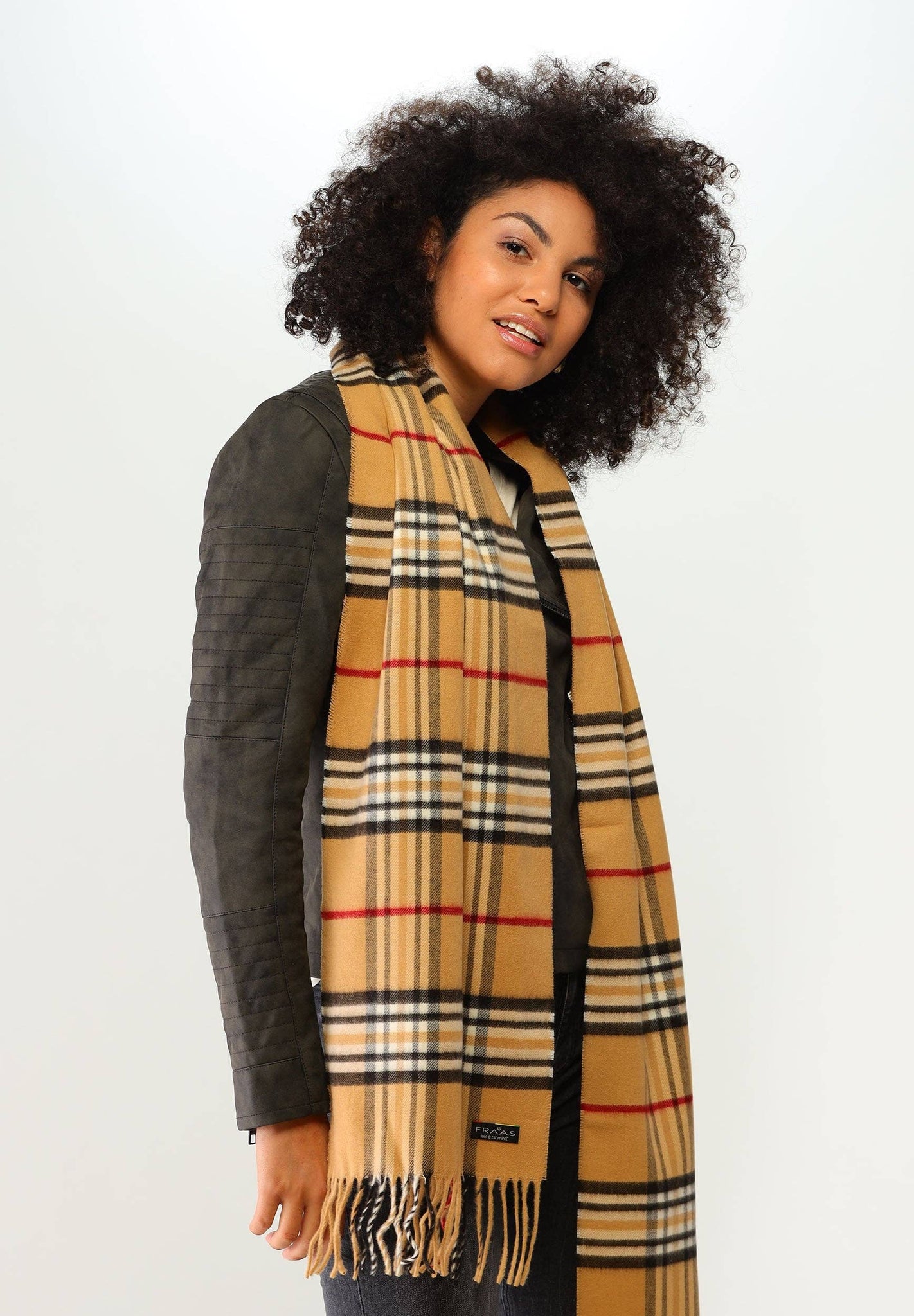 FRAAS - The Scarf Company - FRAAS Plaid Oversized Cashmink® Scarf –  Elements Berkeley