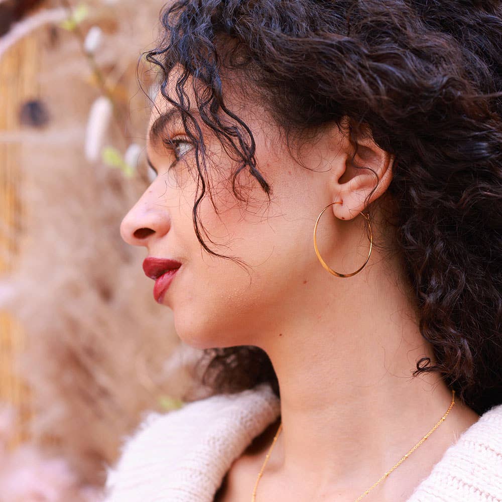 1.5" Classic Hoop Earrings - Amano Studio