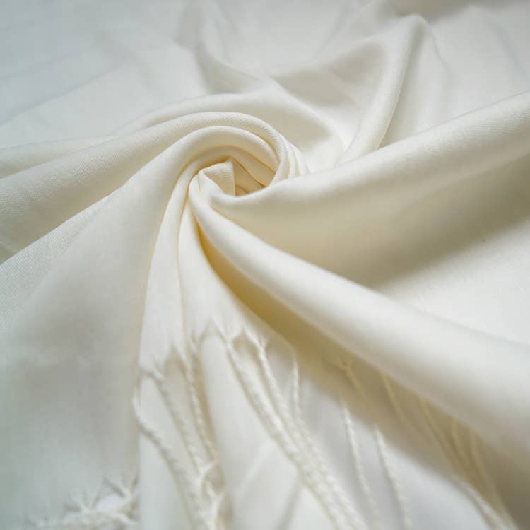 Cotton Blend Tassel Pashmina