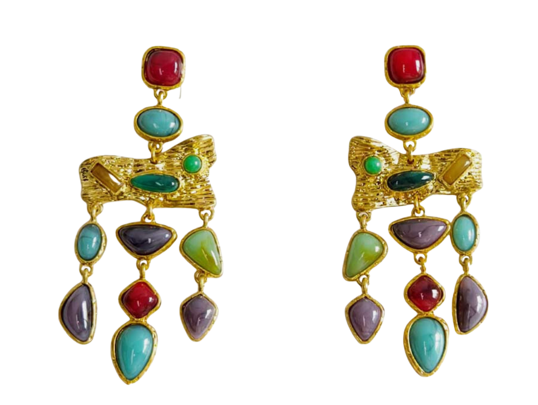 Sienna Drop Earring- 18K gold Drop Dangle Earrings