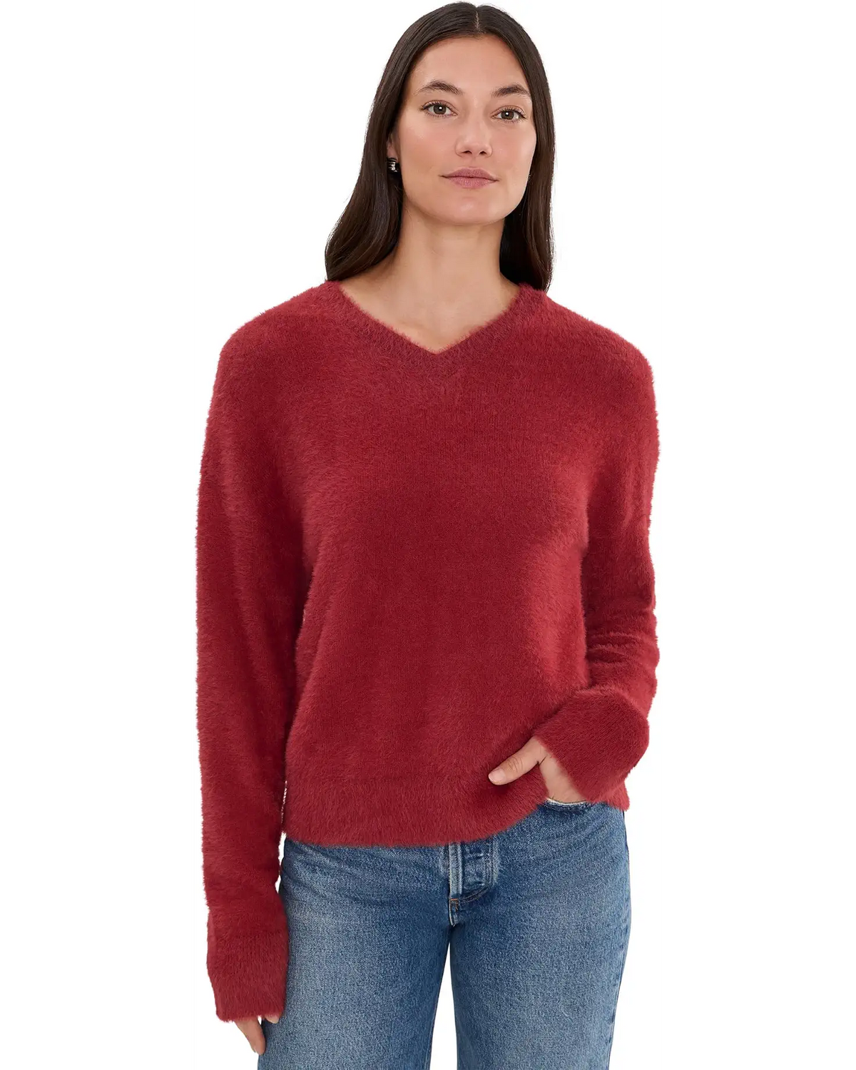 Feather V-Neck Sweater - Sanctuary