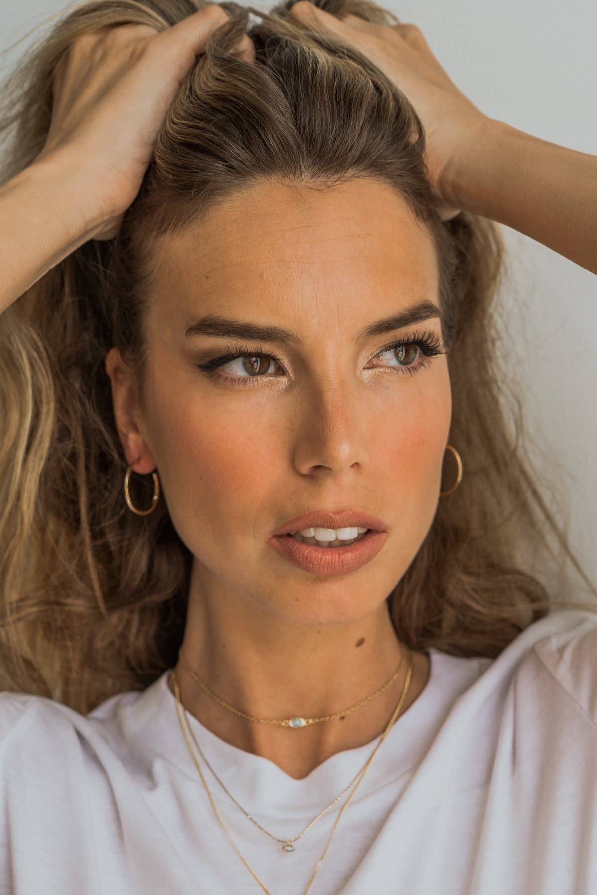 Brenda Grands Jewelry - Thin Hammered Hoops Mini