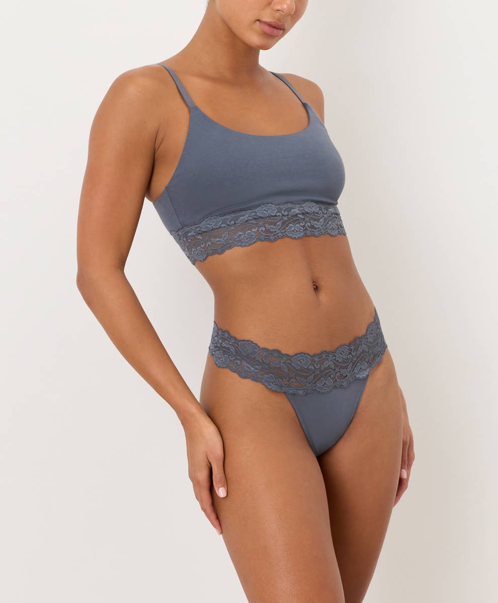 Women's Lace Waist Thong