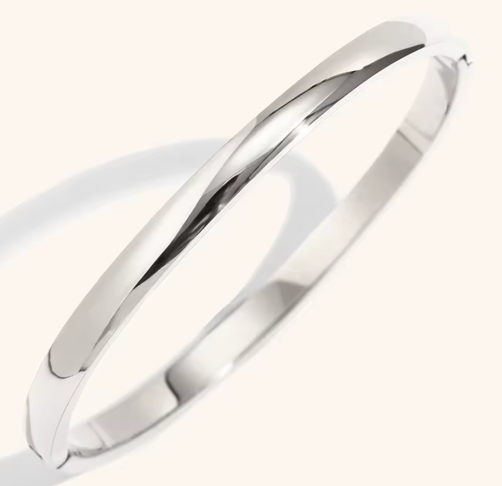 Sofia-Hinge Bangle 14K Gold  Waterproof- PVD plated