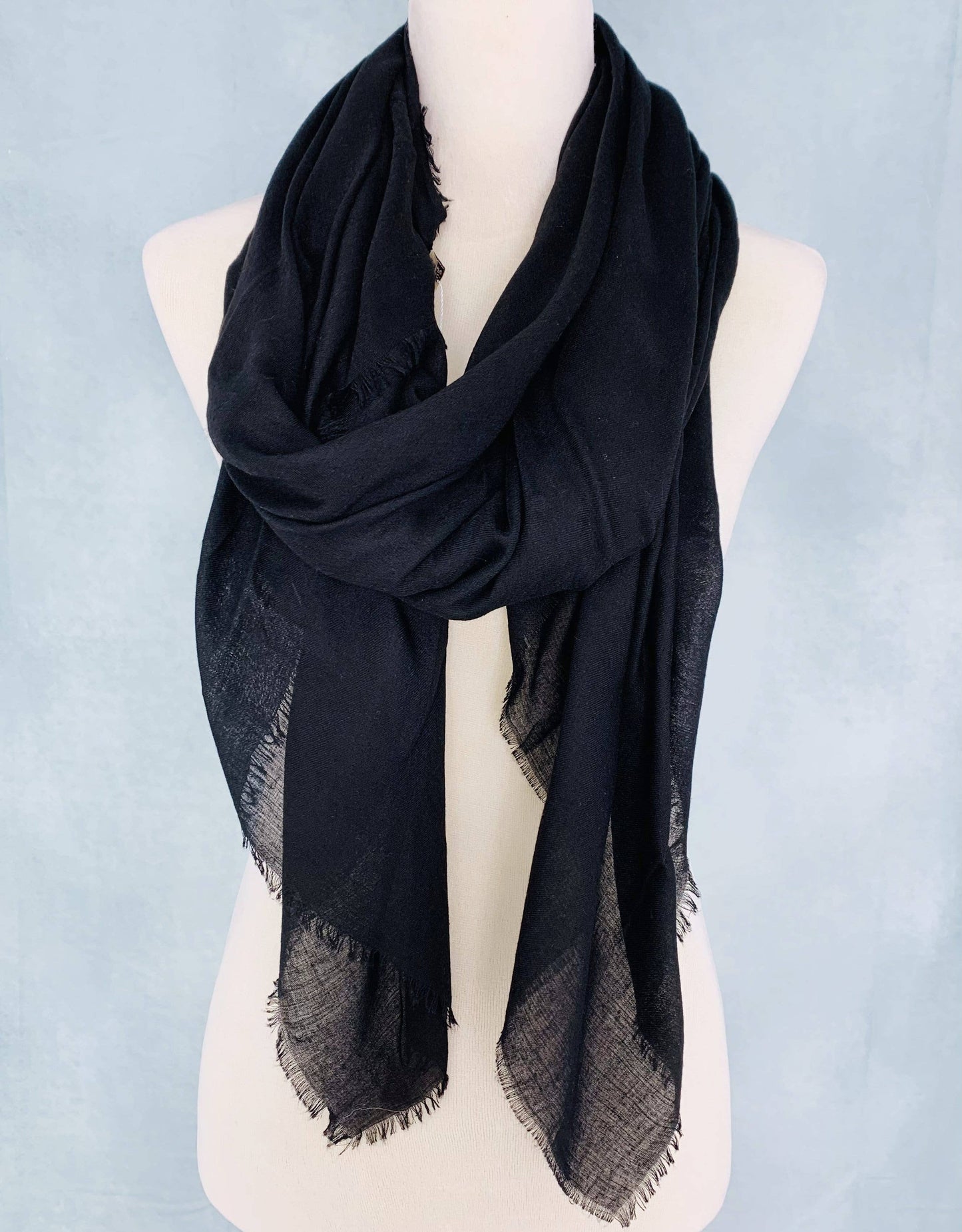 JC Sunny Fashion - JC022595 Cashmere Blend Super Soft Solid scarf