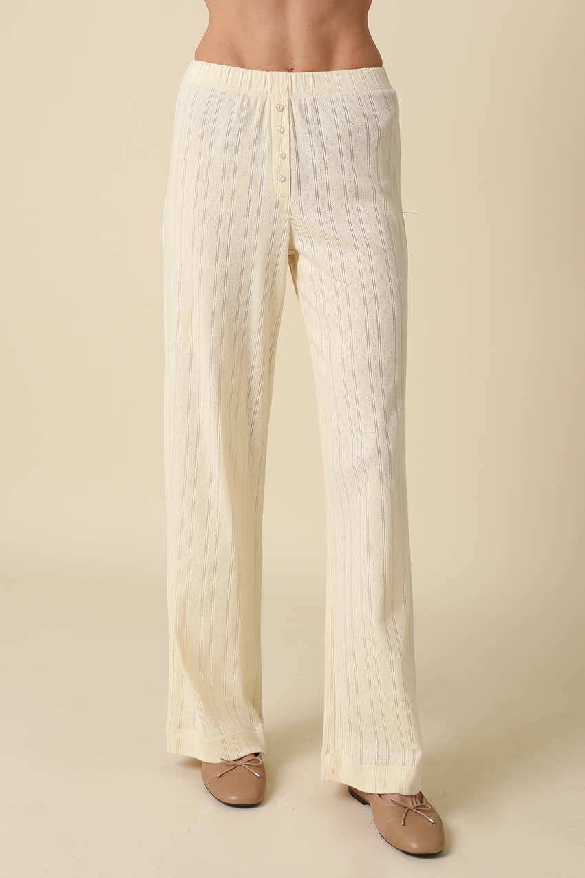 Olivaceous - Baylee Cotton Lounge Pants