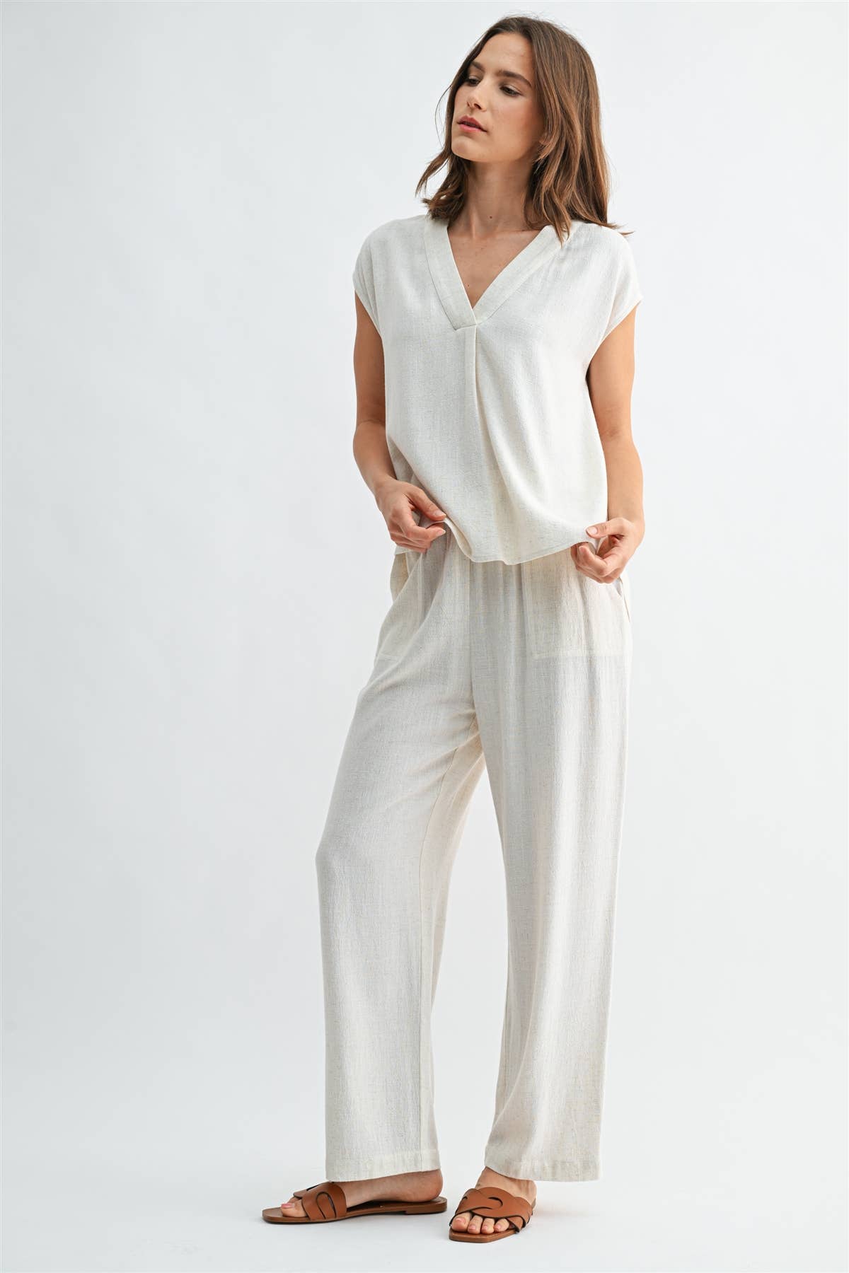V NECK DOLMAN TOP - Fun2Fun