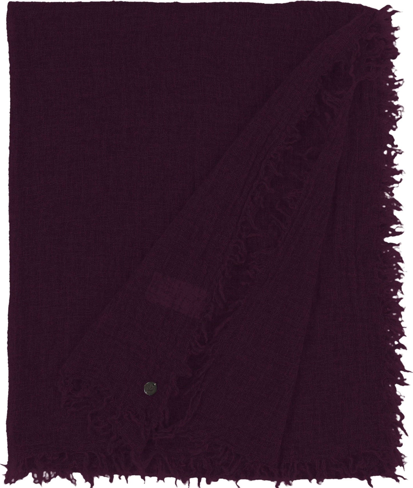FRAAS - The Scarf Company - Lightweight Wool Solid Fringe Wrap