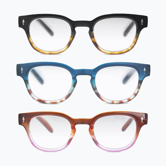 Ombré - Vintage Round Reading Glasses for Men