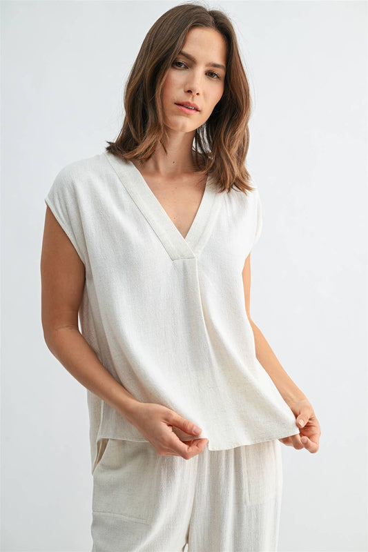V NECK DOLMAN TOP - Fun2Fun