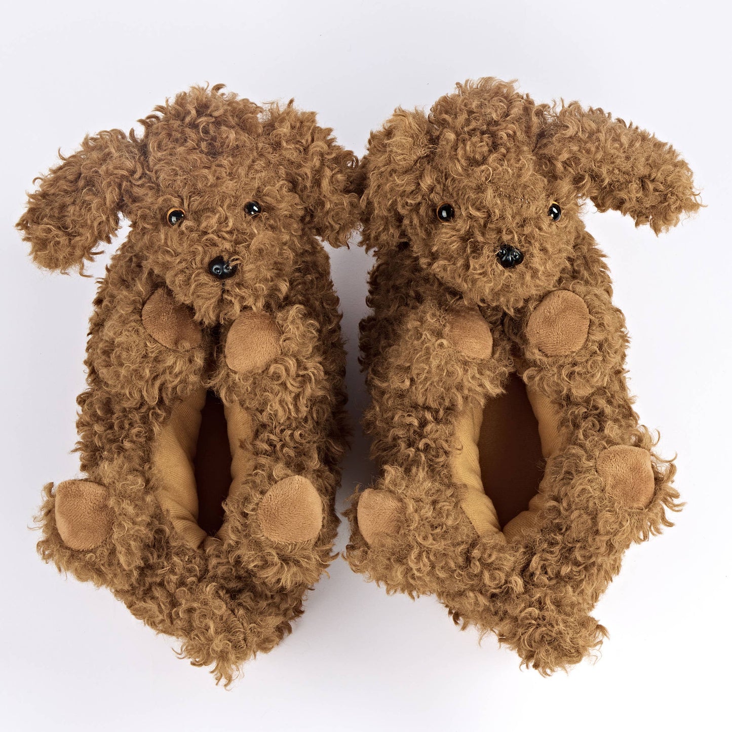 Oooh Yeah/Sock It Up/Oooh Geez Slippers - Coco the Doodle | Women's Funny Animal Plush Slippers