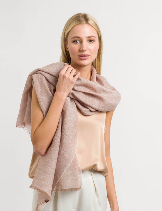 FRAAS - The Scarf Company - Solid Slub Hemp Cotton Scarf