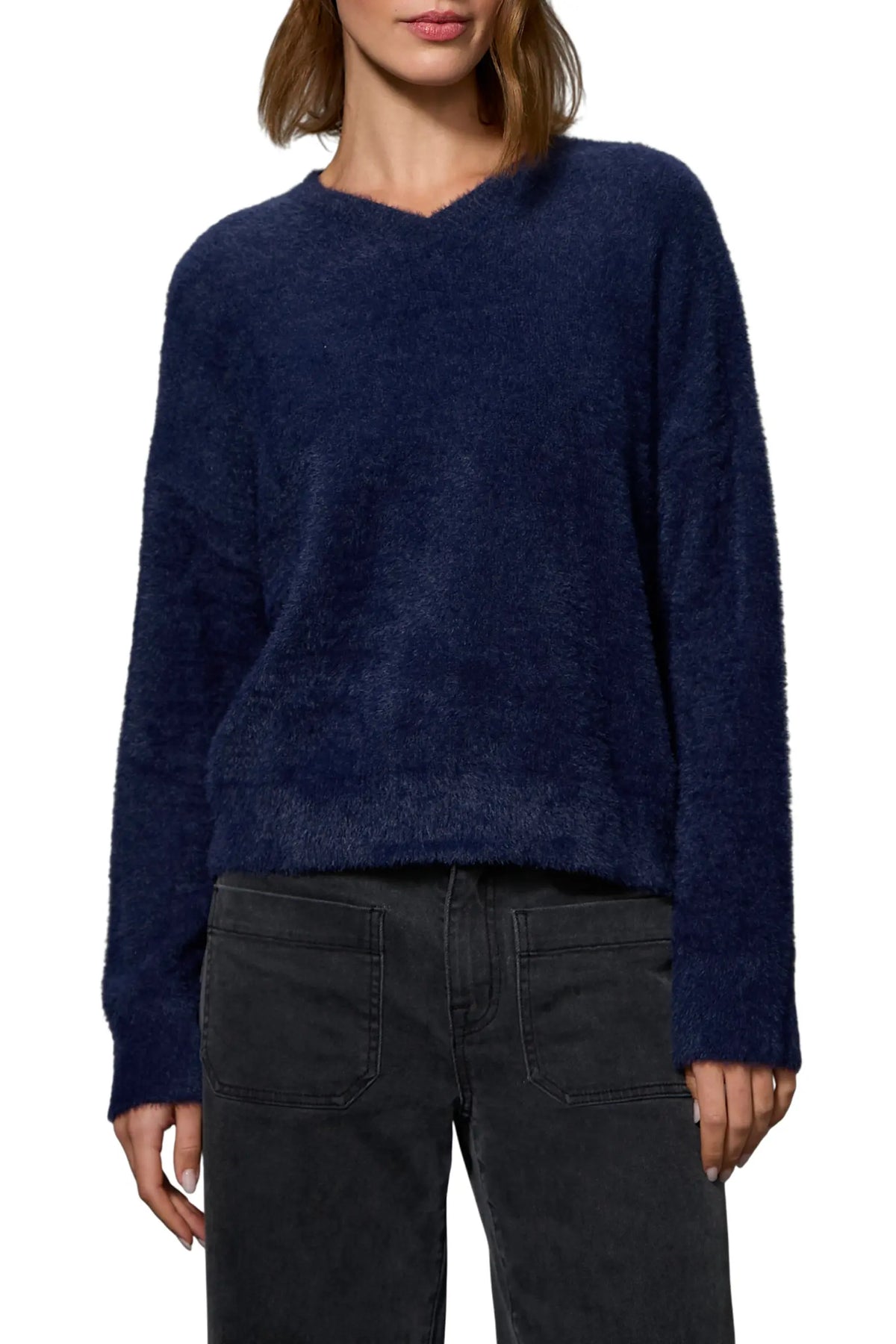 Feather V-Neck Sweater - Sanctuary