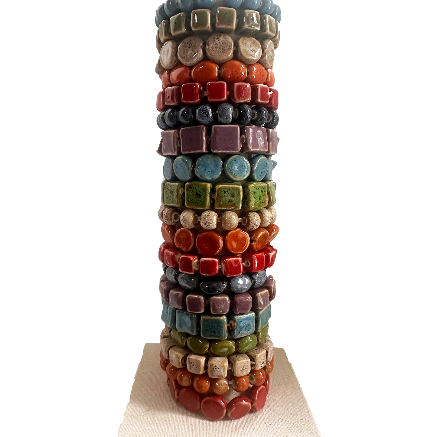 Chloe & Lex - Solid Color Clay Bead Stretch Bracelets