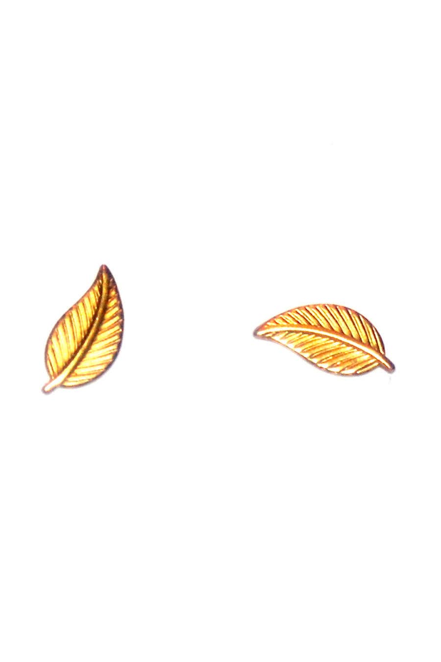 Tilly Doro - Leaf Stud Earrings