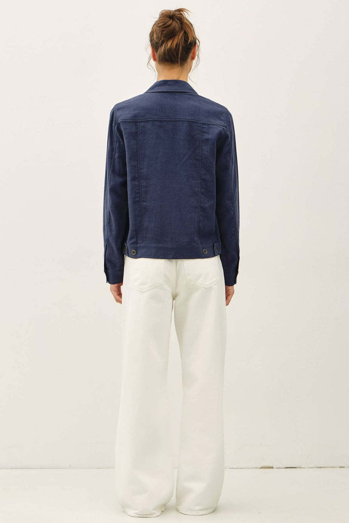 Be Cool - LIGHTWEIGHT LINEN BLEND BUTTONED JACKET