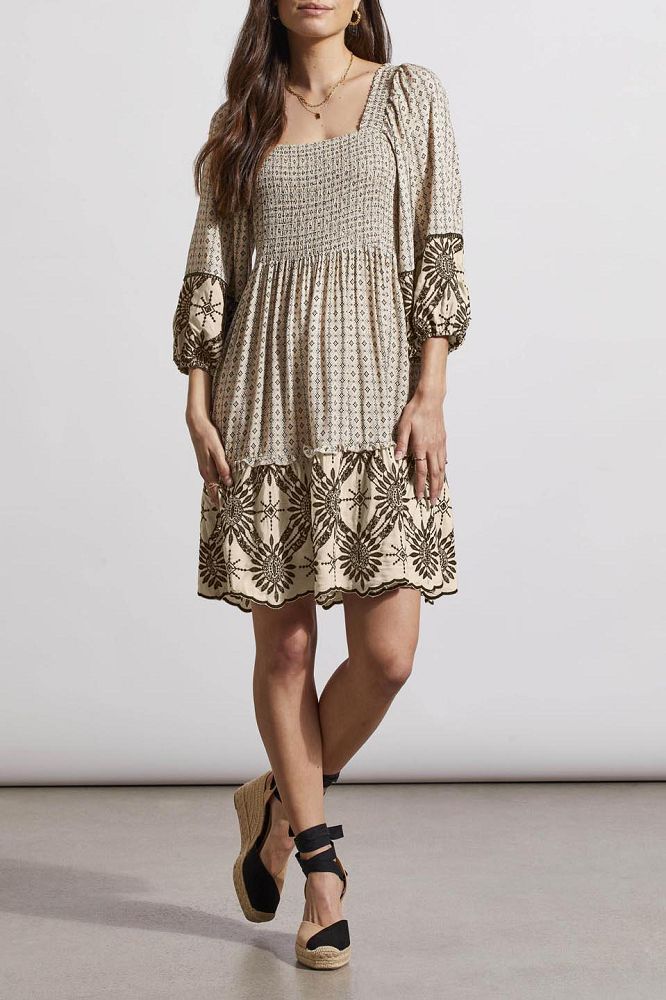 WEAR 2 WAYS EMBROIDERED DRESS