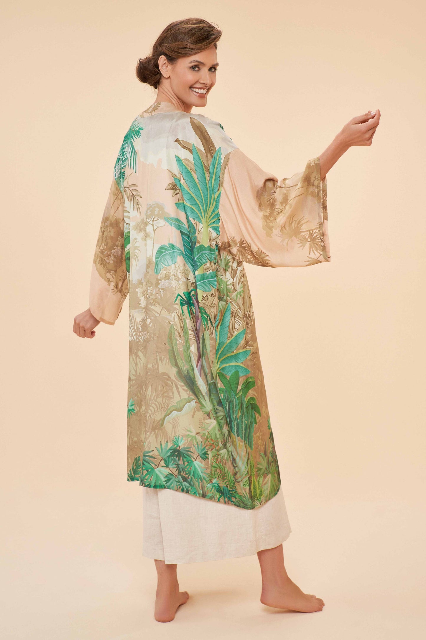 Powder Design inc - Oasis Kimono Gown in Coconut