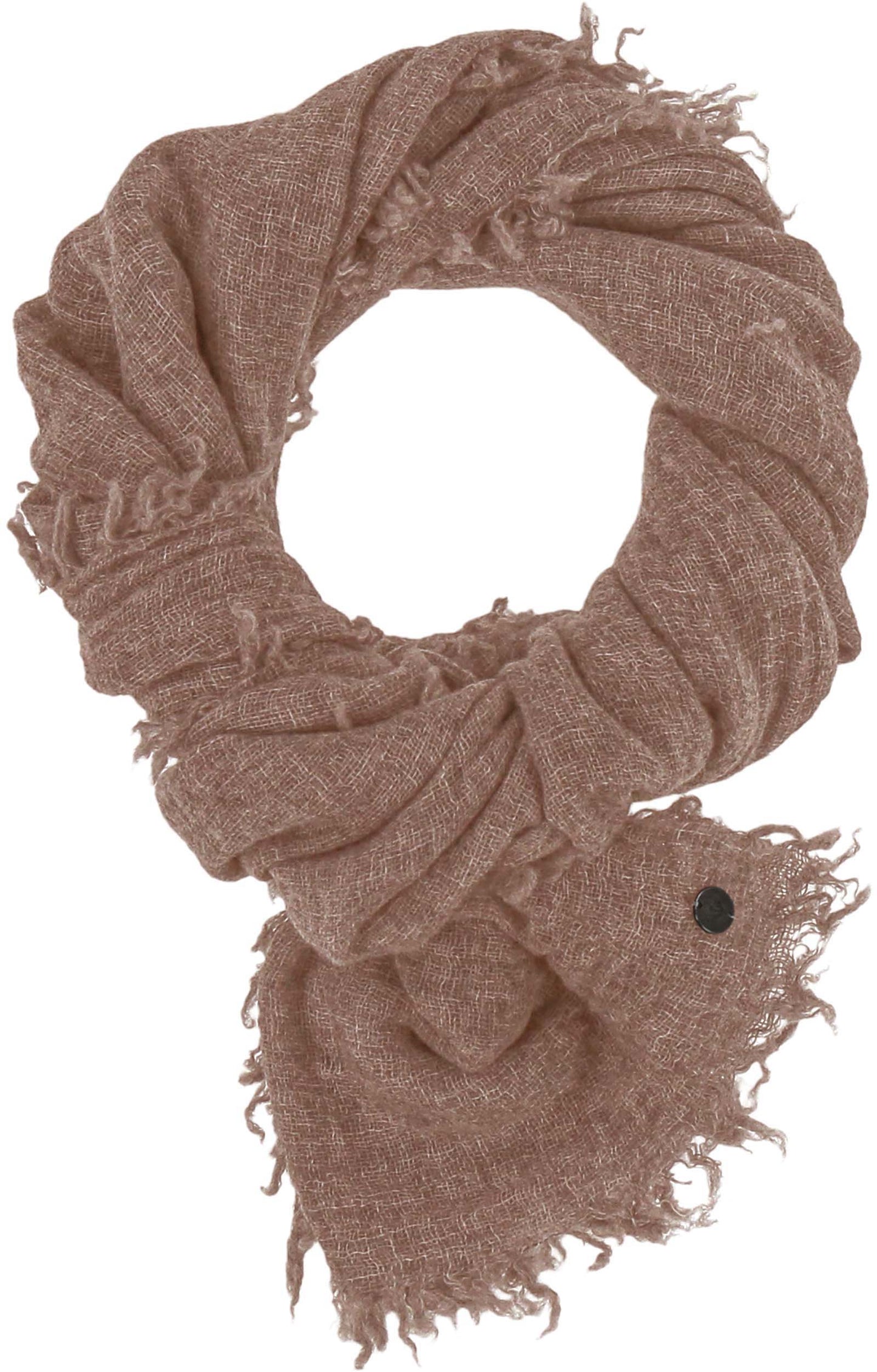 FRAAS - The Scarf Company - Lightweight Wool Solid Fringe Wrap