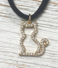 Load image into Gallery viewer, Cat earrings necklace bracelet pet jewelry
