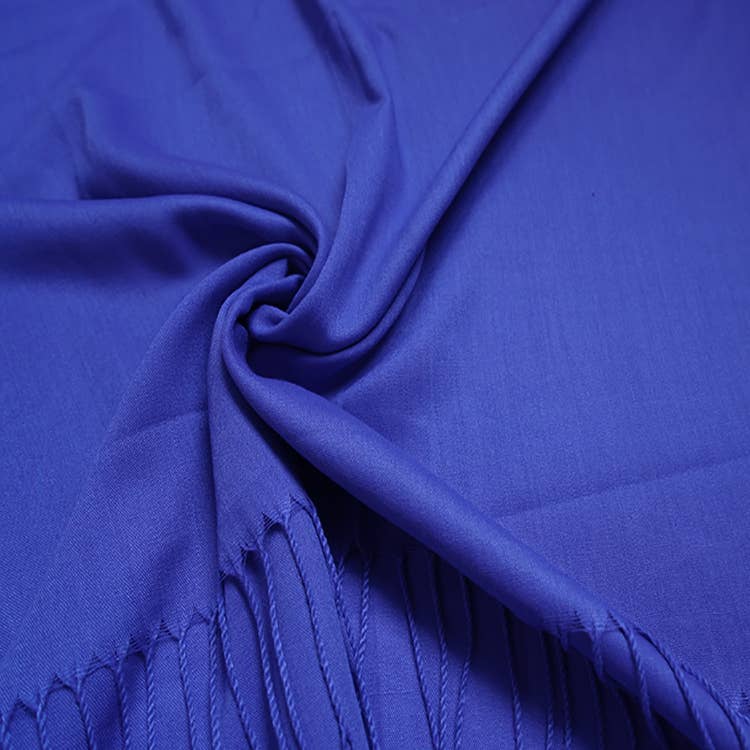 Cotton Blend Tassel Pashmina