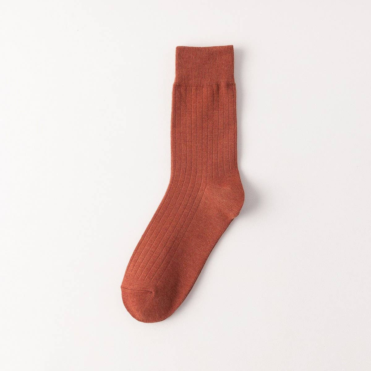 WOMEN SOLID COTTON SLOUCH CREW SOCKS - NINEXIS