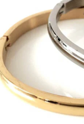 Sofia-Hinge Bangle 14K Gold  Waterproof- PVD plated