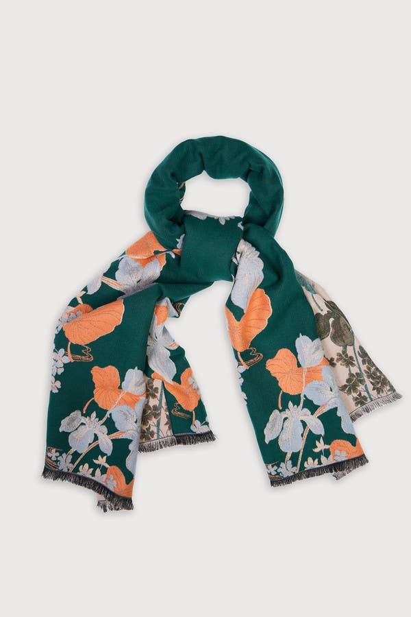 SAACHI - Floral Reversible Scarf