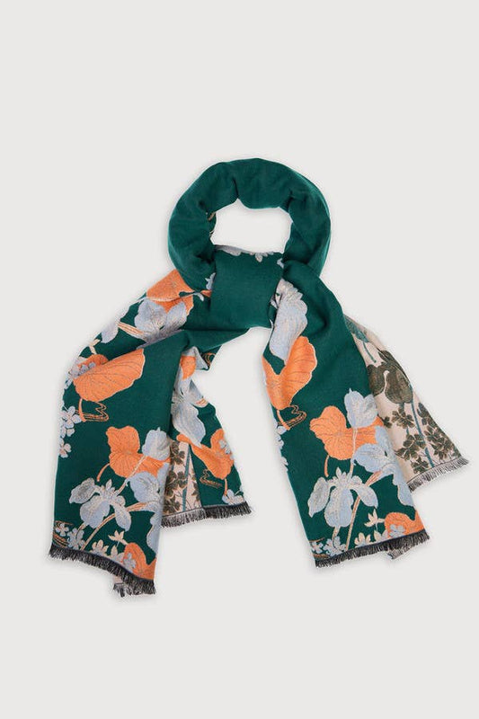 SAACHI - Floral Reversible Scarf