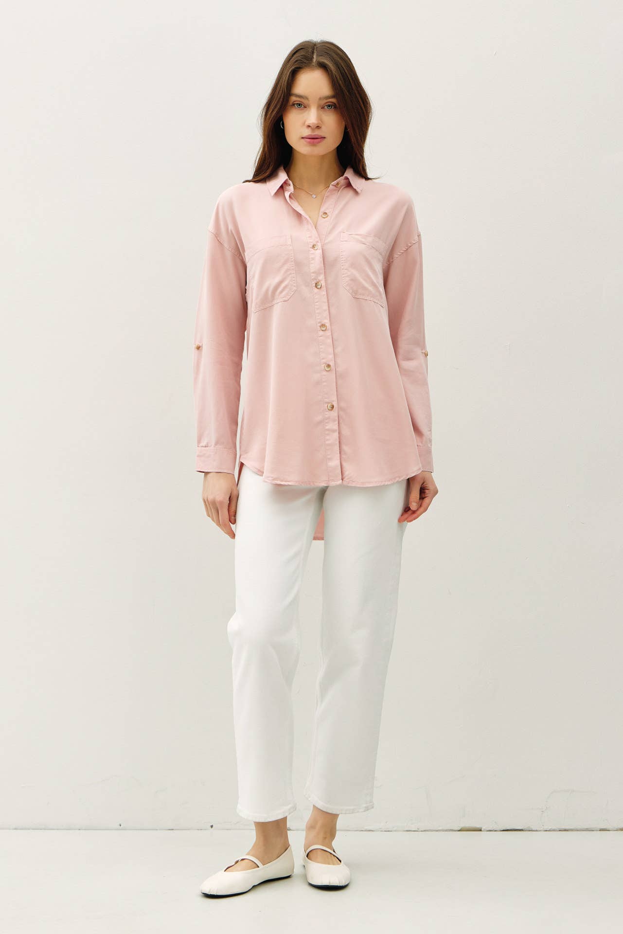 Be Cool - SOFT-WASHED TENCEL OVERSIZED SHIRT
