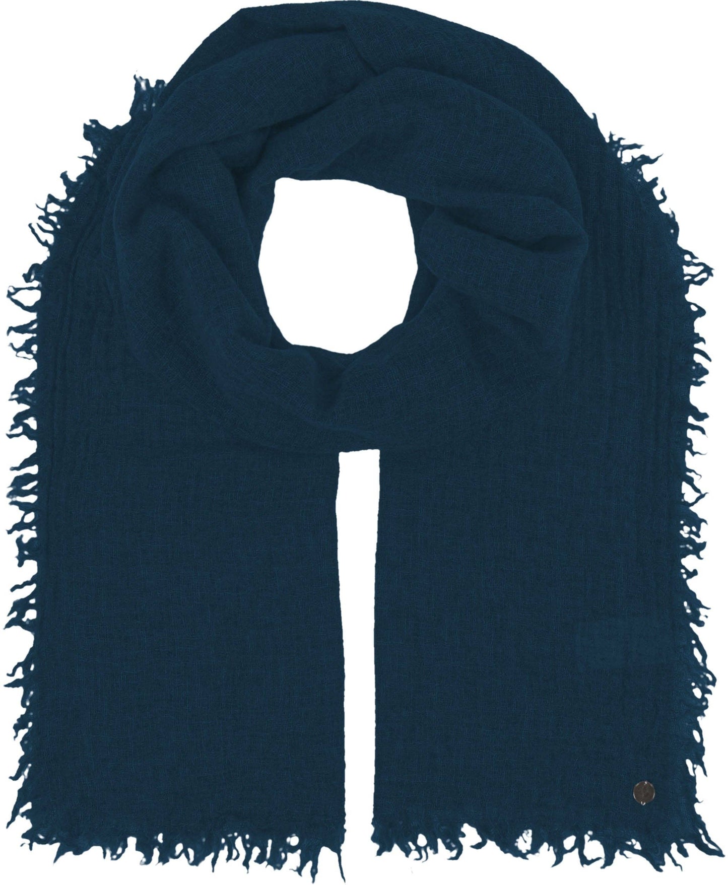 FRAAS - The Scarf Company - Lightweight Wool Solid Fringe Wrap