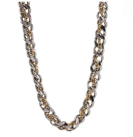 Violet Cuban link necklace