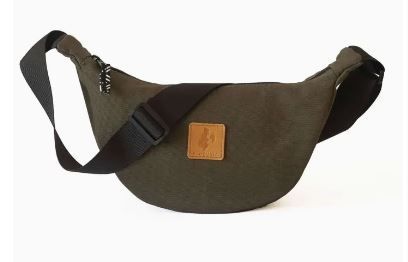 CANVAS ROUND MINI SHOULDER BAG