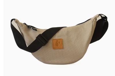 CANVAS ROUND MINI SHOULDER BAG