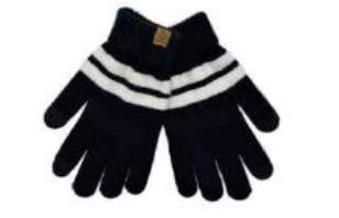 STRIPE KNIT TOUCH GLOVES