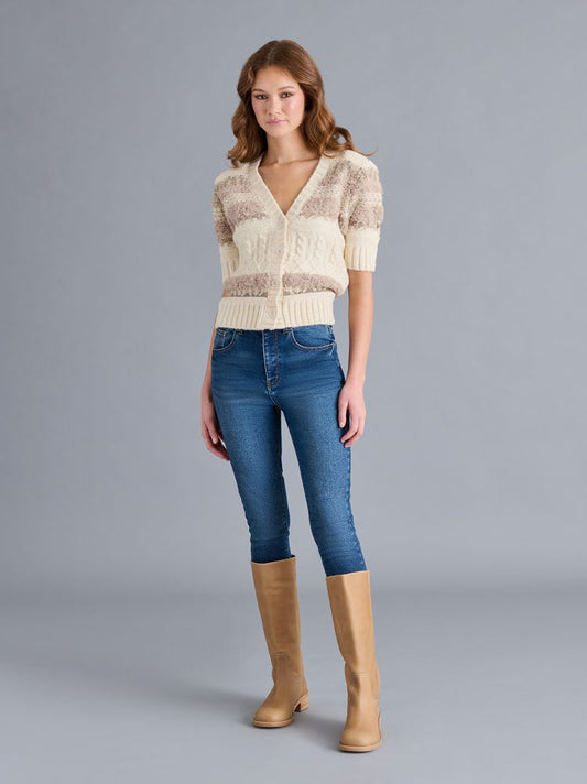 MULTI WEAVE JANAE CARDIGAN