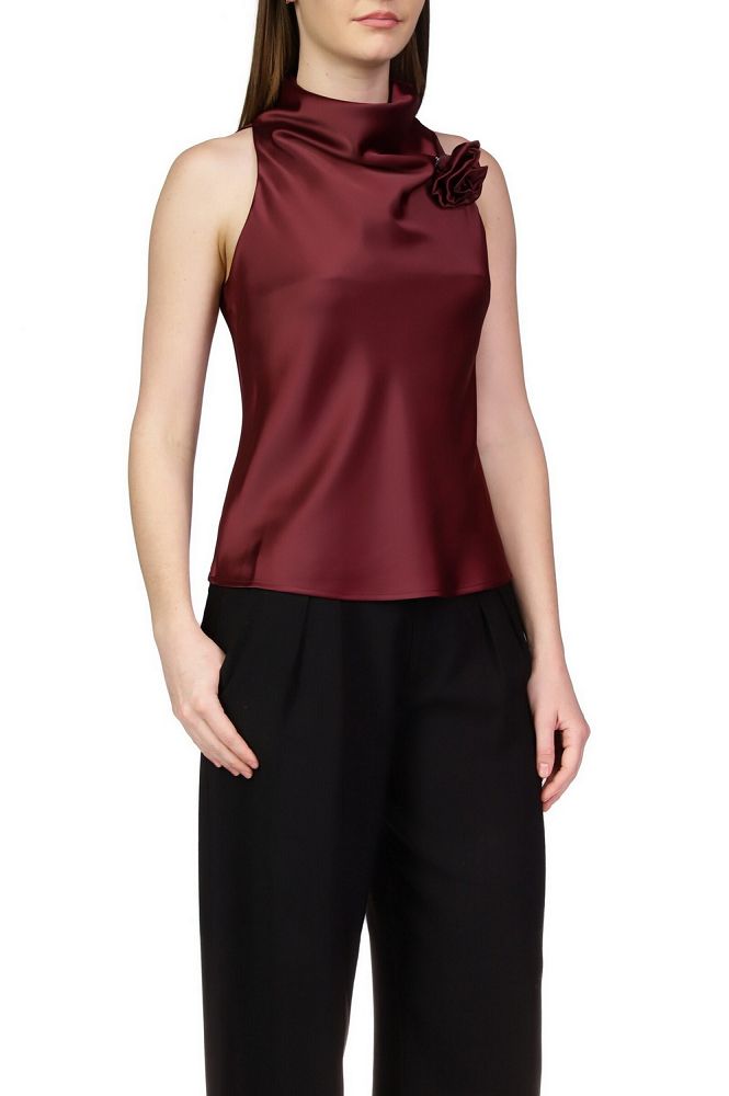 TOO CUTE SATIN TOP