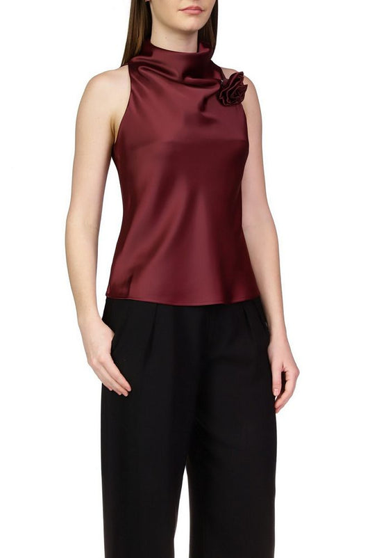 TOO CUTE SATIN TOP